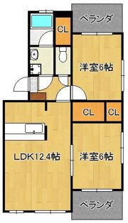 グリーンステージ中井の間取り画像