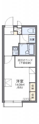 レオパレスリリィの間取り画像