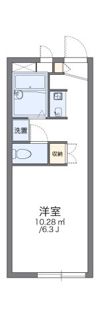 レオパレスハイツ小林の間取り画像
