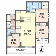 シャーメゾン光の森プレミアムの間取り画像