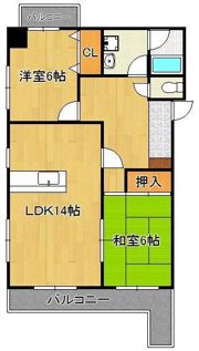 アネーロあそうの間取り画像