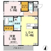 エスポワールかまたの間取り画像