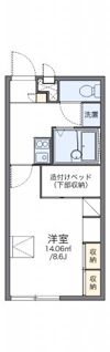 レオパレス南田園第2の間取り画像