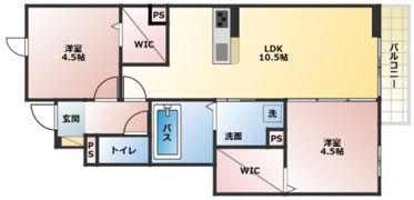 Mahalo 膳所本町（マハロ）の間取り画像