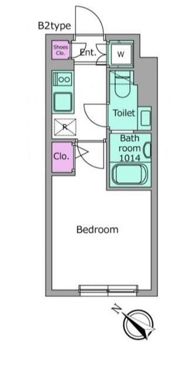ラクラス南行徳の間取り画像