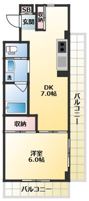 ロイヤルハイツフジの間取り画像