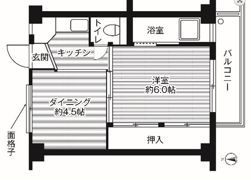 ビレッジハウス一宮2号棟の間取り画像