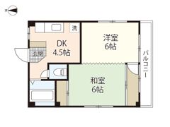 亀田ビル（本川町）の間取り画像
