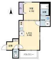 RIVER CITY 西川原の間取り画像