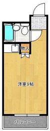 ホワイトパレス北九大前 1006号室の間取り画像