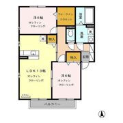 リビングタウン瀬原田ⅡAの間取り画像