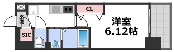 Luxe布施北Ⅲの間取り画像