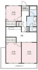 リエス上和田の間取り画像