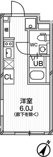 EXAM中目黒Ⅱの間取り画像
