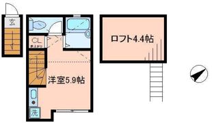 バーミープレイス平井の間取り画像
