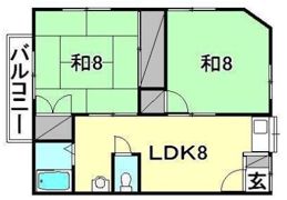 第三秀山コーポの間取り画像