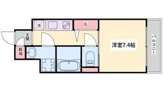 ワールドアイ神戸湊町の間取り画像