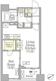 SOLASIA residence 京橋の間取り画像