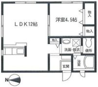 シャルムハイツの間取り画像