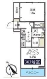 Ferio Hiyoshiの間取り画像