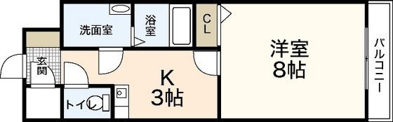 竹田ビル弐番館の間取り画像
