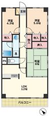 ロイヤルコート寒川の間取り画像
