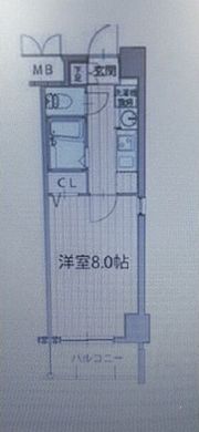 パルティール今池の間取り画像
