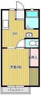 パークサイド山地B棟の間取り画像