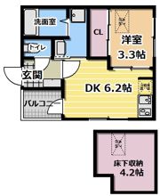 ハーモニーテラス大宮Ⅲの間取り画像