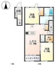 カーサ ドマーニ Ⅱ棟の間取り画像