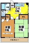 荻野マンションの間取り画像