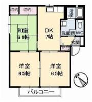 ヴィラパルクウカイ B棟の間取り画像