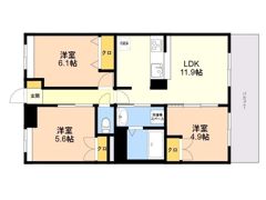 Wealth View新宮の間取り画像