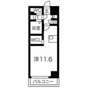 エグゼ難波東の間取り画像