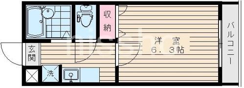 グランメールむさしのの間取り画像
