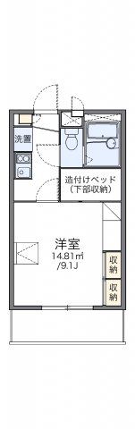 レオパレスシャルム瀬戸の間取り画像