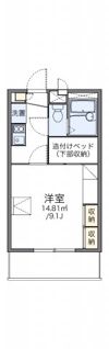 レオパレスシャルム瀬戸の間取り画像