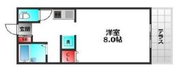 延明ハイツの間取り画像