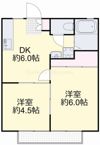松田コーポBの間取り画像
