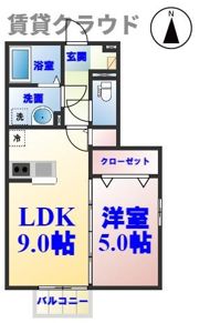 サンシャトーⅡの間取り画像