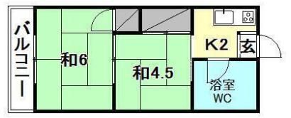 クルール萱町の間取り画像