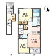 小信中島郷西新築アパートの間取り画像