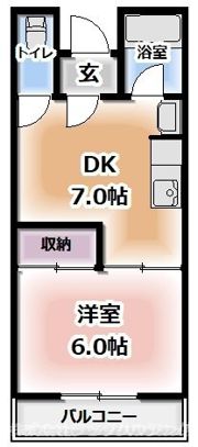 藤村ハイツⅡの間取り画像