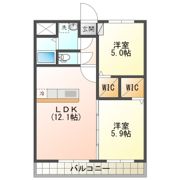 メルローズ札元の間取り画像