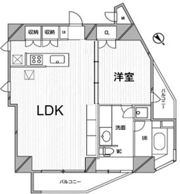 コートモデリア広尾の間取り画像