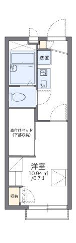 レオパレスアクシスⅡの間取り画像