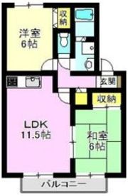 セジュール エストの間取り画像
