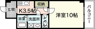 ティニーMatsuyamaの間取り画像