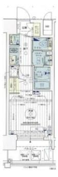 エステムコート難波Ⅴブロードの間取り画像