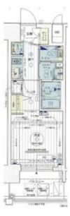 エステムコート難波Ⅴブロードの間取り画像
